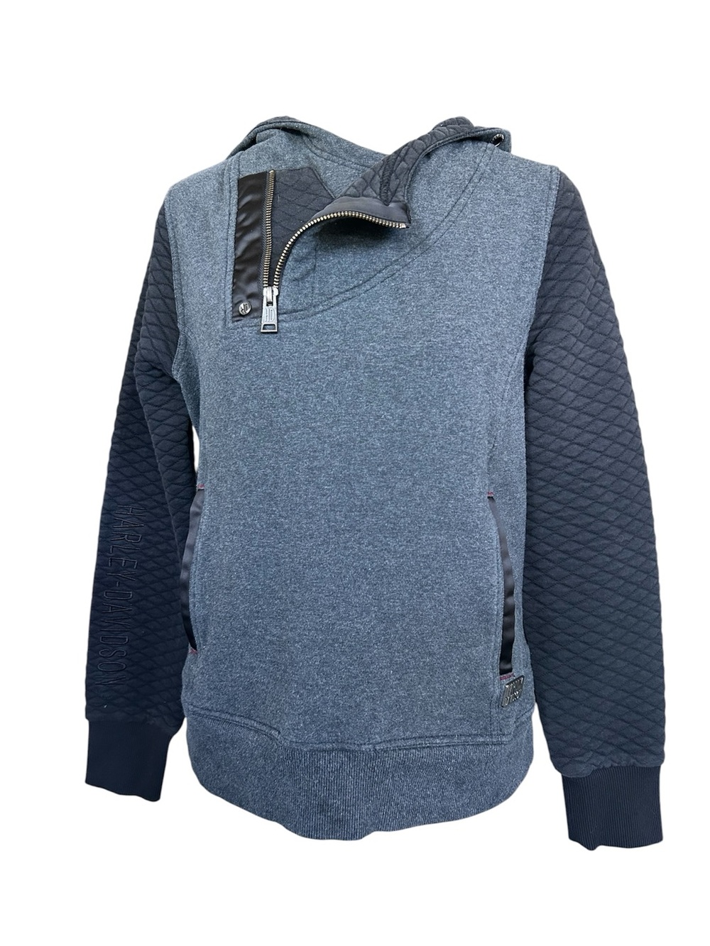 Harley-Davidson Women’s Fitted and Quilted Hoodie w/Zip size Medium